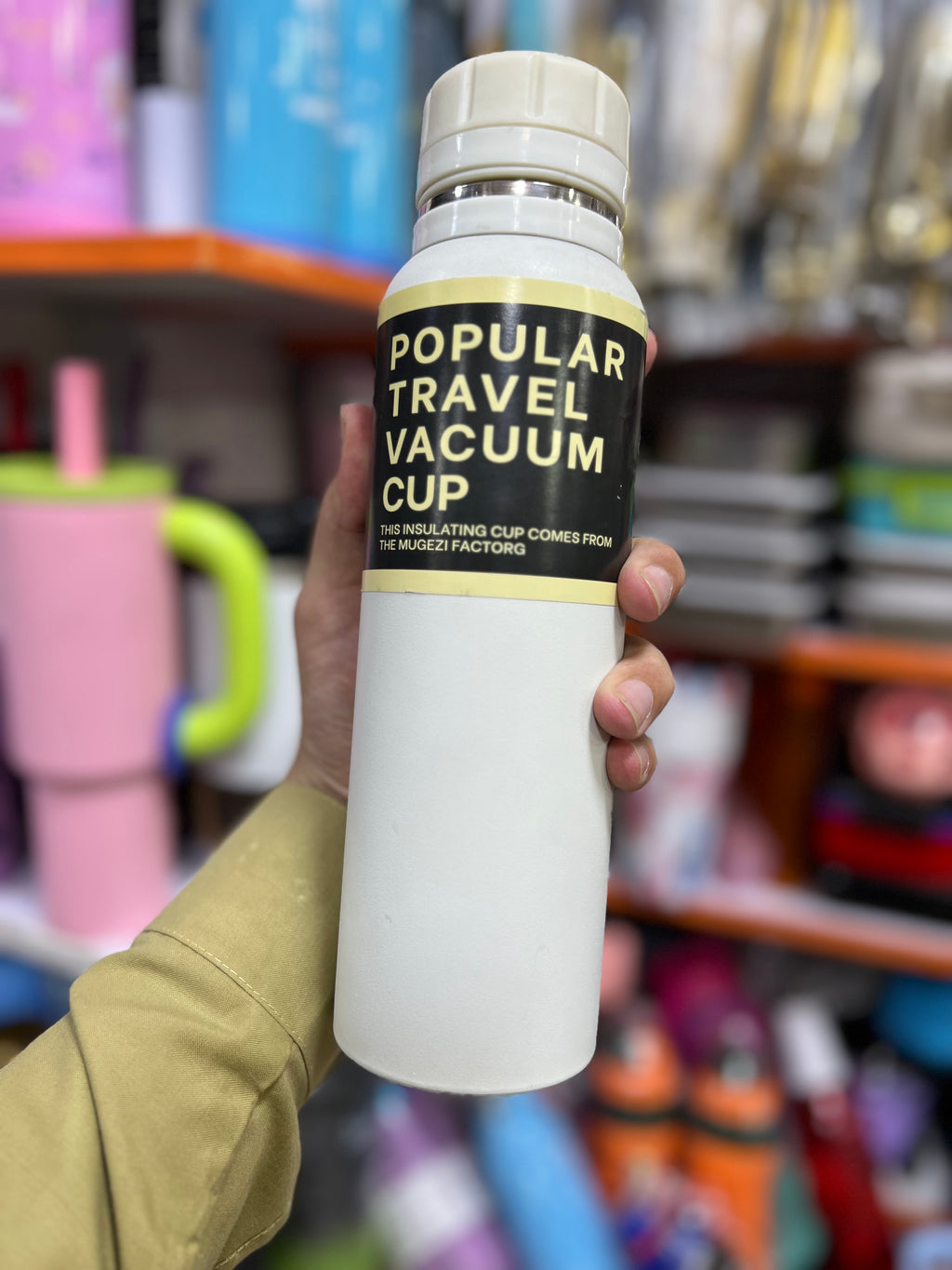 Premium Stainless Steel Vacuum Flask Tumbler Bottle