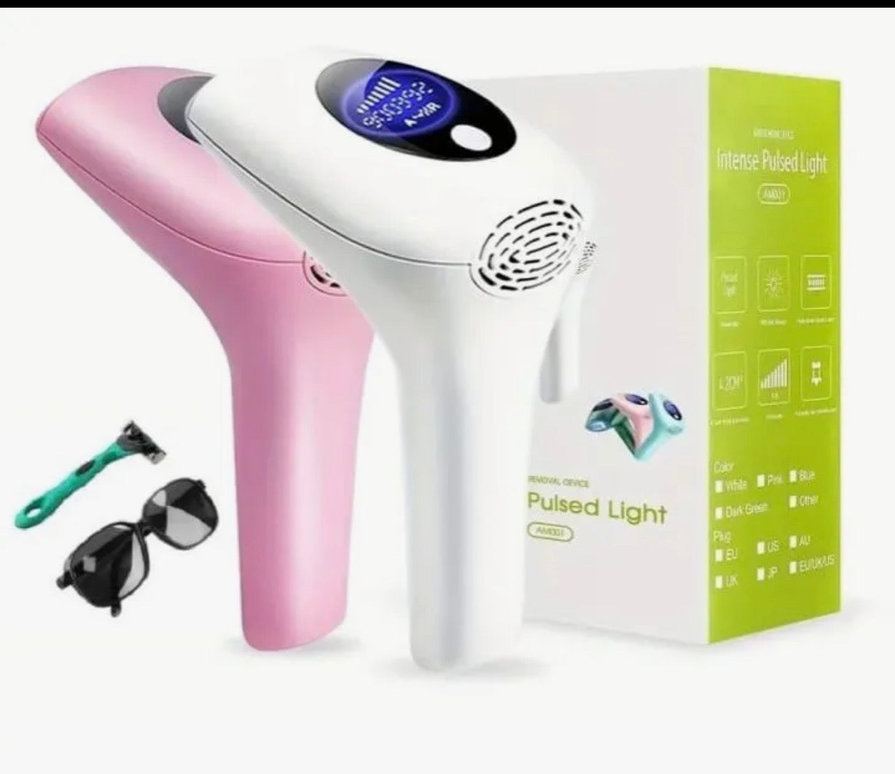 IPL Laser Hair Removal Device 999,999 Flashes Permanent Hair Remover for Women & Men