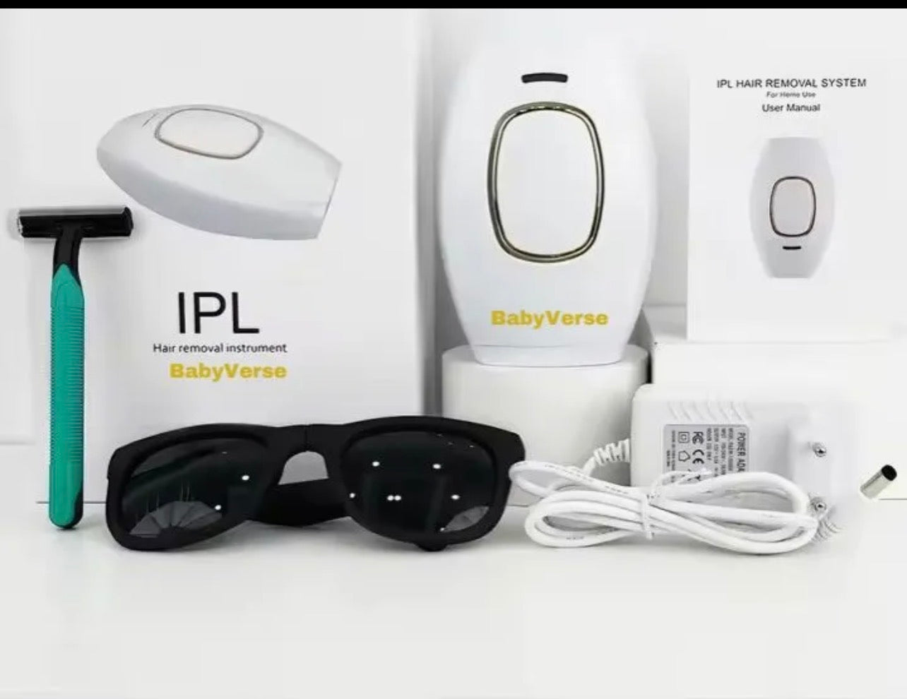 IPL Laser Hair Removal Device 999,999 Flashes Permanent Hair Remover for Women & Men