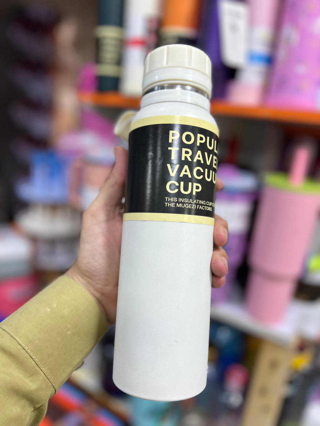 Premium Stainless Steel Vacuum Flask Tumbler Bottle