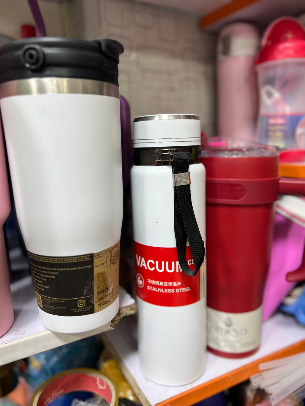 Premium Stainless Steel Vacuum Flask Tumbler Bottle