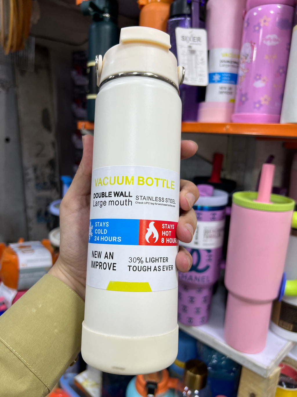 Premium Stainless Steel Vacuum Flask Tumbler Bottle