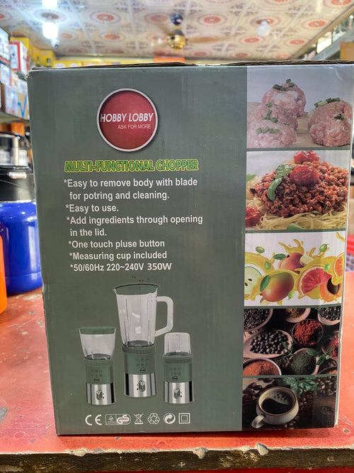 Hobby Lobby 4-in-1 Multi-Functional Electric Chopper & Blender